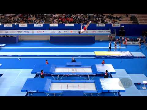PIUNOV Oleg (AZE) M - 2019 Trampoline Worlds, Tokyo (JPN) - Qualification Trampoline R1