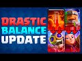 The BIGGEST BALANCE UPDATE in Clash Royale History!