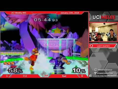 UCI Weekly #45 - Rad vs F12 - Loser's Quarters