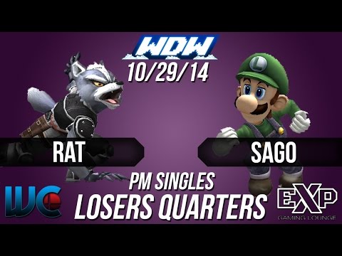 WDW 10/29/14 - Sago (Luigi) vs. Rat (Wolf) PM Loser's Quarters