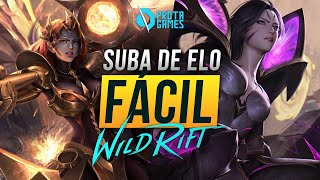 MELHORES CAMPEÕES PARA SUBIR DE ELO NO WILD RIFT - LOL MOBILE