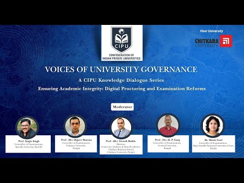 CIPU Knowledge Dialogue Series -Ensuring Academic Integrity: Digital Proctoring and Examination Reforms