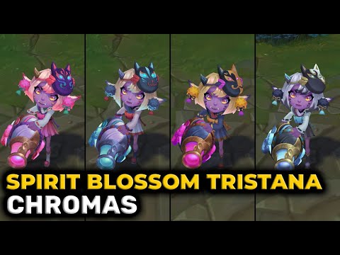 Spirit Blossom Tristana Chromas - League of Legends