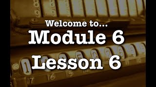 4th Grade: Module 6 - Lesson 6