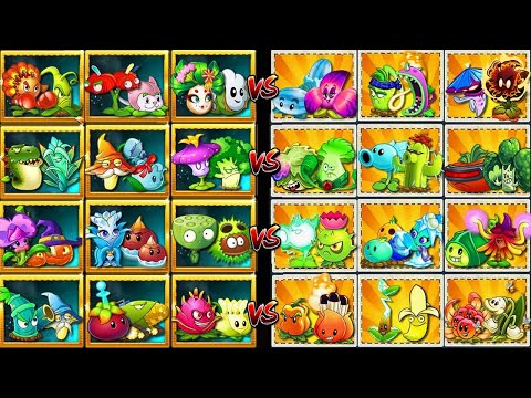 Random Team Plants China vs International - Who Will Win? - PvZ 2 Team Plant Battlez