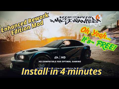 How to Install NFS Most Wanted 2005 Enhanced Rework Mod (FREE) | Boost Graphics, Cars & More!
