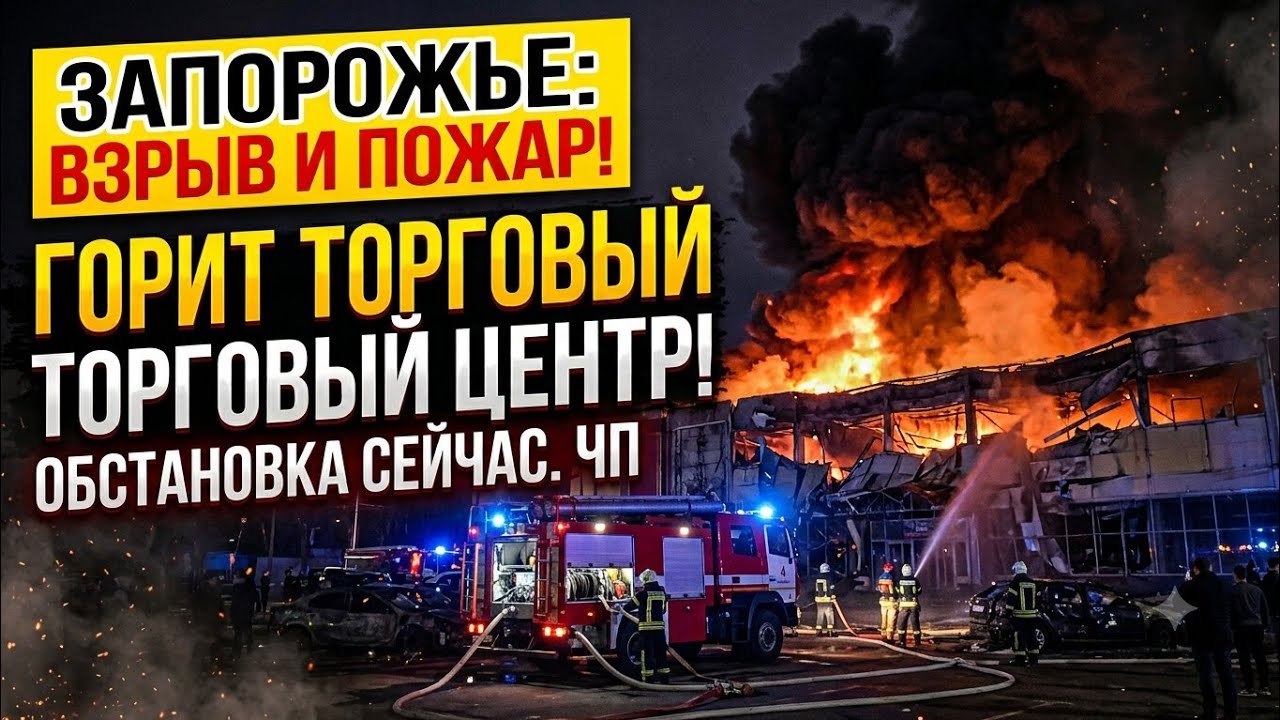 Запорожье ВЗРЫВЫ!!! УДАР ПО ТЦ !!! ОБСТАНОВКА СЕЙЧАС 07.09.2026