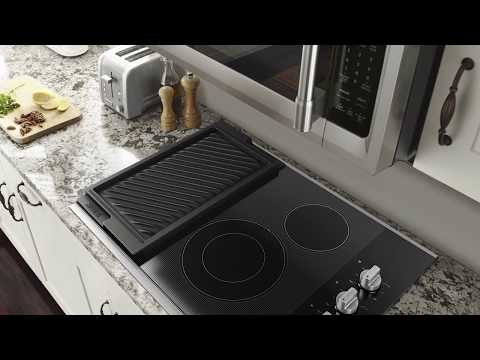 Maytag MEC8830HS - 30-Inch Electric Cooktop with Reversible Grill and Griddle