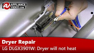 LG Dryer Repair: Will Not Heat - Flame Sensor