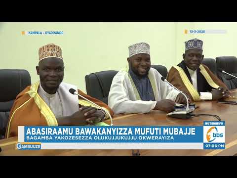 Abasiraamu Bawakanyizza Mufti Mubajje Okwerayiza, Bagamba Yakozesezza Lukujjukujju
