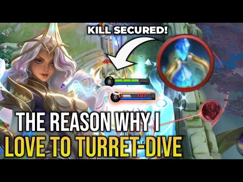 THE REASON WHY I LOVE TO TURRET-DIVE!! - Kill Secured! | Mobile Legends | Esmeralda Gameplay