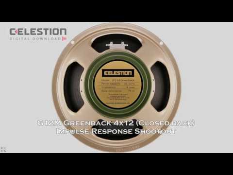 Celestion IR G12M Greenback 4x12 (Closed Back) Shootout Hard Rock/Metal
