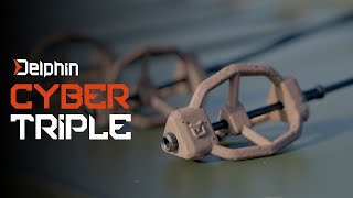 Delphin Olověné krmítko s trubičkou CyberTriple 50g