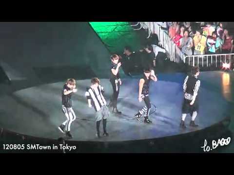 [FANCAM] 120805 SHINee with Luhan - Lucifer @ SMTOWN Tokyo 2012