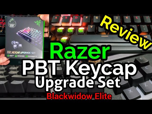 Razer PBT Keycap Upgrade Set - Classic Black