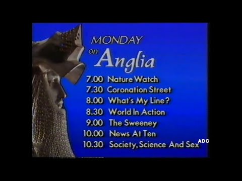 Anglia TV trailer & adverts 11th May 1986