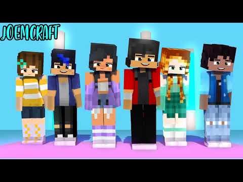 COUPLE DANCE | CHICKEN WINGS MEME | HERO TONIGHT DANCE | NOI, ZANE, APHMAU - Minecraft Animation