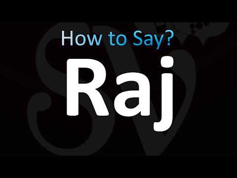 How to Pronounce ''Raj'' (CORRECTLY!)