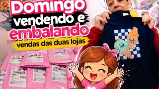 VLOG NA LOJA MOSTREI AS VENDAS DAS DUAS LOJAS 🙌