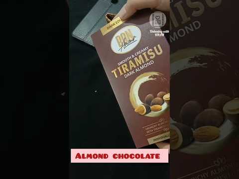 unboxing | Tiramisu dark almond | chocolate | dark almond#shorts  #chocolate #darkchocolate #youtube
