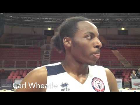 Intervista a Carl Wheatle dopo la vittoria di Banca Sella under 18 su Treviso