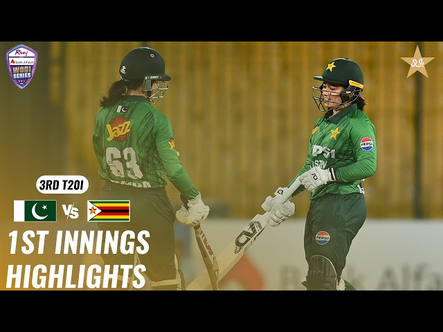 1st Innings Highlights | Pakistan Women vs Zimbabwe Women | Match 03 | T20I Series 2026 | M9H1K
