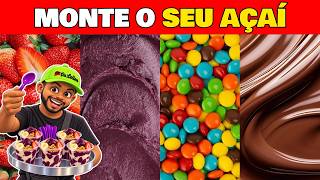 😋 MONTE O SEU AÇAÍ DOS SONHOS! 😍 | Escolha Seus Ingredientes #quiz