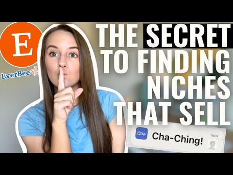 How To Find CURRENT Etsy Trends 👩‍💻 Niche Research Etsy and Print on Demand Tutorial with EverBee