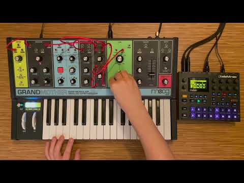 Moog Grandmother / Digitakt - Three waves
