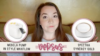 Medela PumpInStyle MaxFlow VS. Spectra Snyergy Gold Breast Pump Comparison