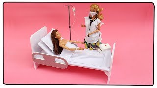 Como fazer: Cama de Hospital para Barbie, Monster High, Baby Alive entre outras!