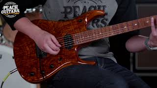 Video thumbnail for Music Man Petrucci BFR JP15 Sahara Burst Flame Top by The Peach Boutique