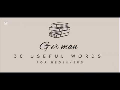 30 MUST-KNOW GERMAN WORDS! 🇩🇪
