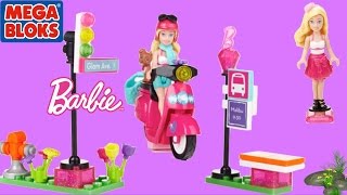 preview picture of video 'Mega Bloks Barbie Build N Play Scooter with Barbie Doll- Barbie Building toys like Lego'
