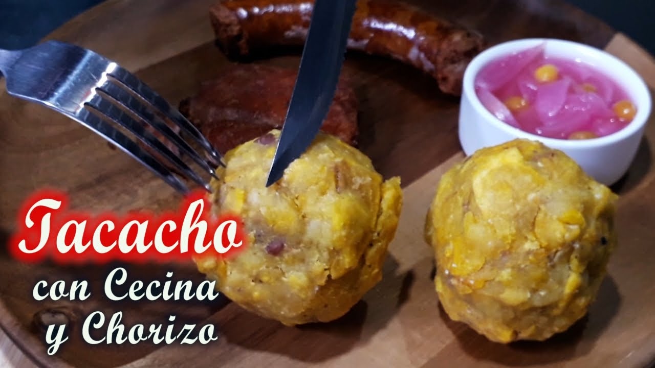Cómo hacer Tacacho con Cecina - Cómo hacer tacacho con chorizo - Comida de la selva peruana