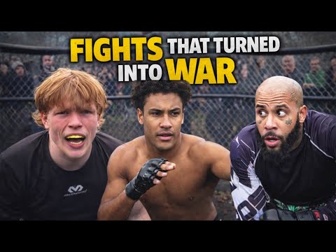 MMA Fights That Turned Into WARS (3 fights) 
