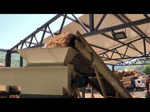 Wood Chipper SED 450x800/315kW - skrew conveyor