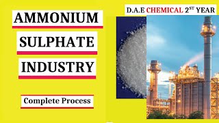 Ammonium Sulphate industrial Preparation | Production of Ammonium Sulfate  | Fertilizer Industry