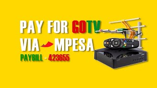 How to Pay for Gotv via MPESA