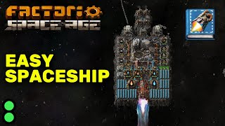 Download the video "Easy Spaceship Design - Factorio Early Game Blueprint"