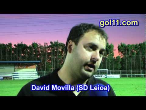 David Movilla, tras la derrota ante el Barakaldo