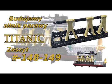 Let's build a model of the R.M.S Titanic (Steam Engine) together - Issues 148-149 hachette