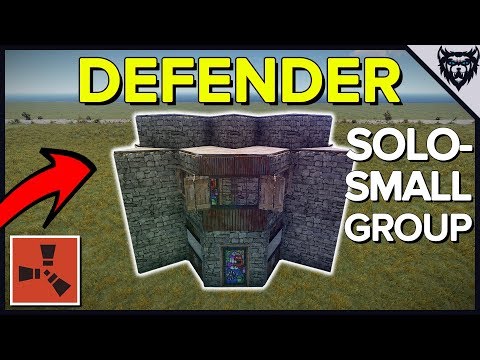 RUST - The Defender - Strong Rust Bunker Base Design (2019)