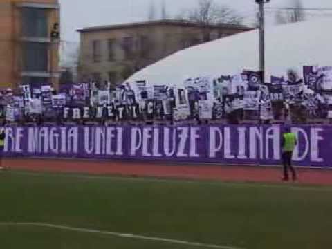 ASU Politehnica - Arsenal Flacăra 6-0 Coregrafie Frenetic, Peluza Sud