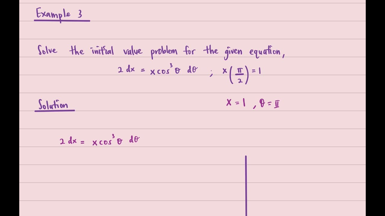 Separable Equation Method (Example 3)