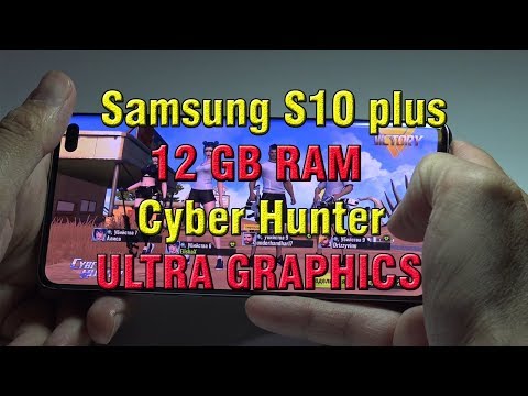 Samsung S10 plus Cyber Hunter gameplay