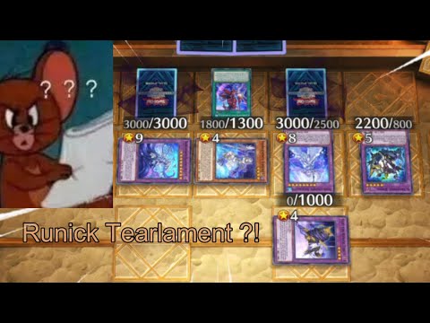 Runick Tearlament ?! What a Creative Deck [Yu-Gi-Oh! Master Duel]