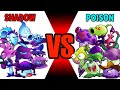 Team SHADOW vs POISON - Which Team Plant Will Win? - PvZ 2 Plant vs Plant
