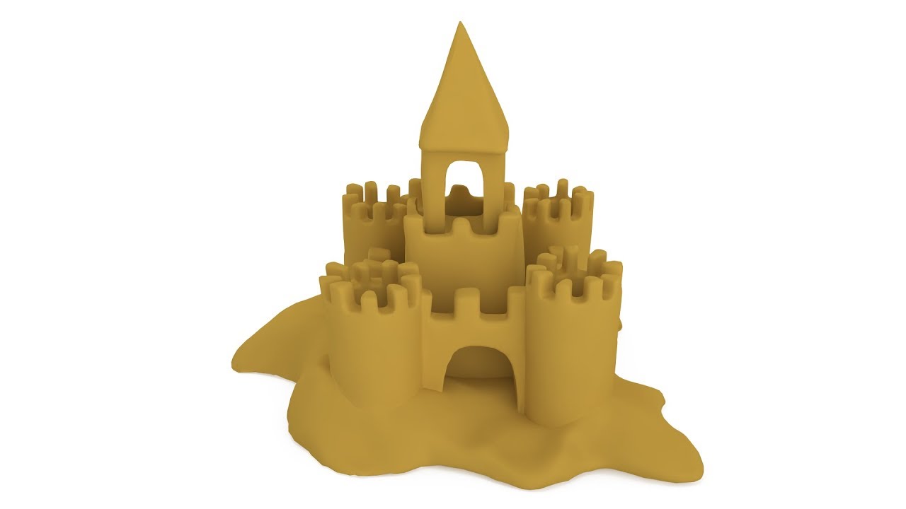 Sand Castle 3D Model