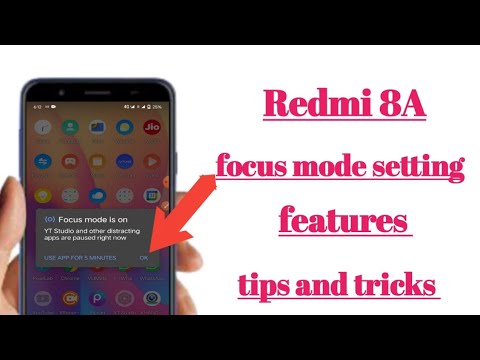 Redmi 8A focus mode setting features tips and tricks